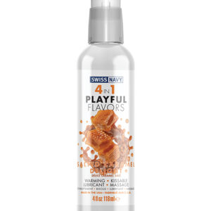 SWISS NAVY 4 IN 1 SALTED CARAMEL 4 OZ