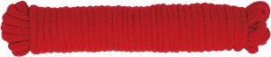 Bondage Soft Rope 33 feet Red from Spartacus Leathers. Spartacus Bondage Rope is perfect for beginners and experts alike. Due to its soft material