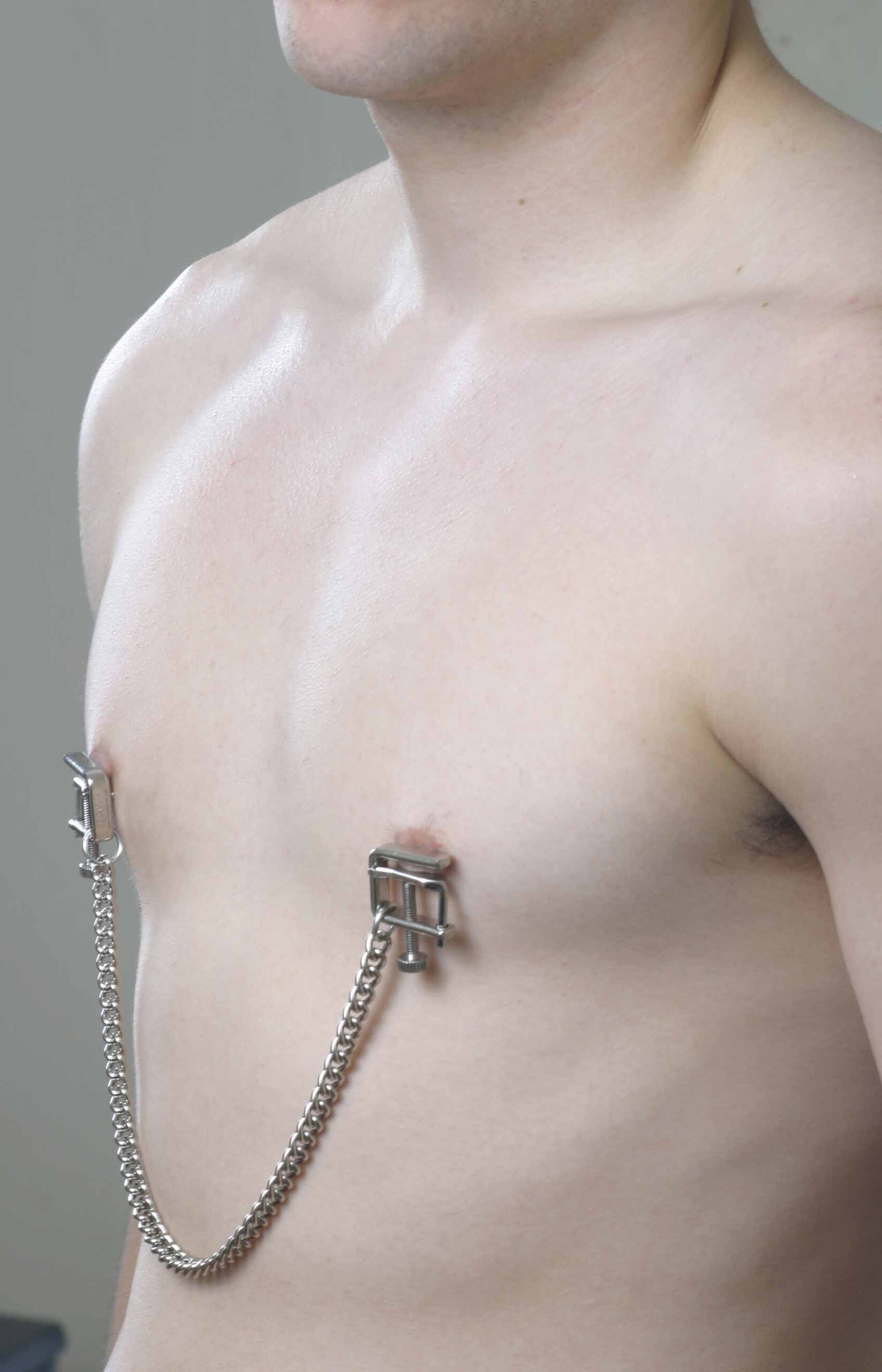 Adjustable Press Nipple Clamps with Link Chain. Once only offered as a bulk product