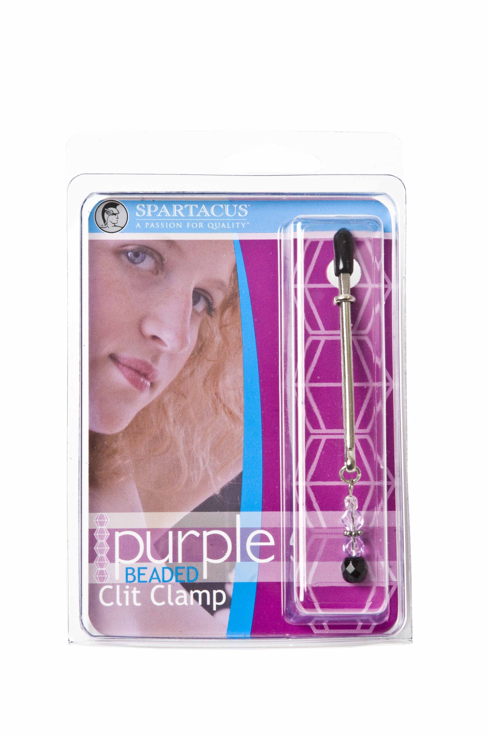 Spartacus Beaded Clit Clamp is available in four colors: sapphire blue