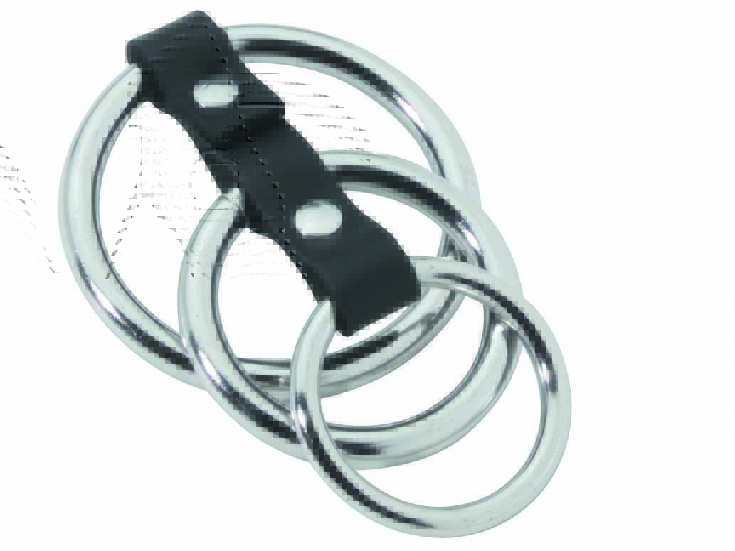 Spartacus Leather Cock Gear 3 Ring Metal Gates of Hell. Serious gear for those who are serious about quality. They have built our reputation on fine leather worked by hand and designed with your pleasure in mind. Cock Gear Gates of Hell is a series of coc