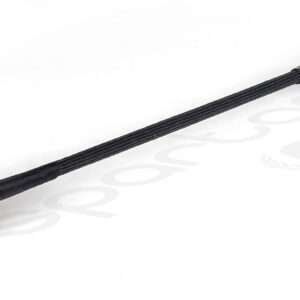 20 inches Flexi Crop Black Heart Shape Leather Tip from Spartacus Leathers. You can be dominant while still being Sweet with this Heart Shaped Tip all Leather crop. Heart shaped Leather tip is double layered for durability. The Shaft and the Handle is cov