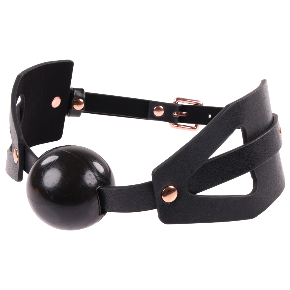 Sex and Mischief S&M Brat Ball Gag from Sportsheets. Dare them to take the words right out of your mouth with the Brat Ball Gag. Designed with an adjustable buckle and soft ball gag