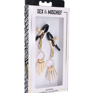 Sex and Mischief Verge Nipple Clamps from Sportsheets. Unleash your imagination and explore your desires with the Verge Nipple Clamps. Designed to engage your senses