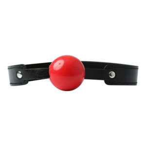 Sex and Mischief Solid Red Ball Gag silence is Golden. Bound in the bedroom with nothing to contemplate but the night is upcoming erotic adventures