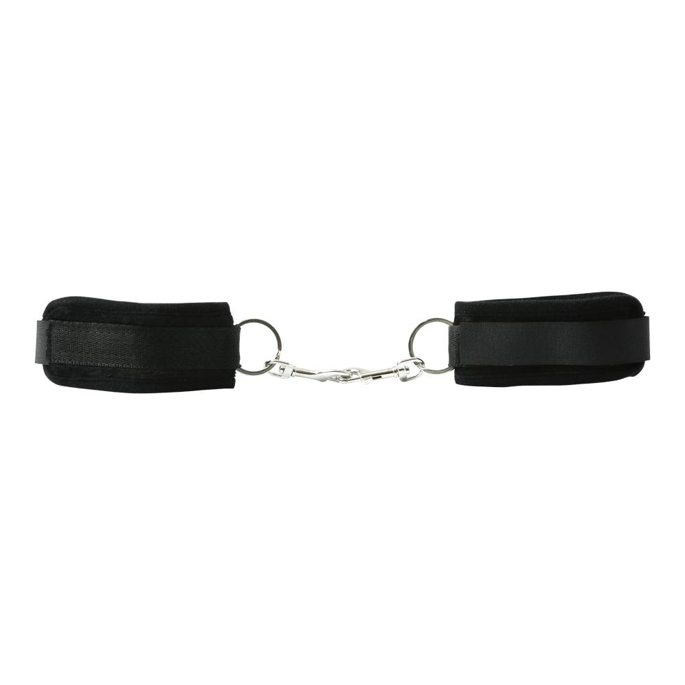 Sex and Mischief Beginners Handcuffs. Wanting to explore the world of bondage? The Beginner's Handcuff from Sex and Mischief is a perfect way to get started. Tie your partner up and tease every inch of their body. Made of super soft material