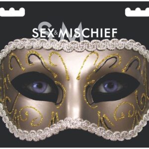 Sex and Mischief Masquerade Mask is not really a blindfold but a pretty costume or fantasy accessory.  This sexy Masquerade Mask lets you live any masked ball fantasy in the comfort of your own castle. Spend an evening of glamor and romance the way the Ve