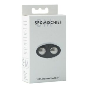 Sportsheets Sex and Mischief Collection Steele Balls are easy to use. A woman inserts the balls and will become aroused as they move while she moves or walks around. Also builds muscle strength. The balls are weighted so that you have to contract your mus