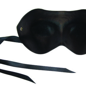 Sportsheets Sex and Mischief Blackout mask comes without eye holes. The Blackout Mask covers your eyes