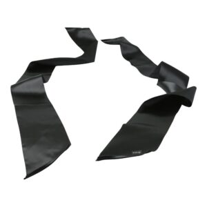 Sex and Mischief Beginner's Silky Sash Restraint Black. Tie your lover up tonight with the sensual feel of silk. This pair of soft