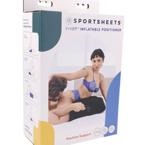 Pivort Inflatable Positioner from Sportsheets. Keeping couples together. Revolutionary positioing products.  Experience versatility and support at every angle with the Pivot Inflatable Positioner. Shaped to help you experience pleasure to the fullest