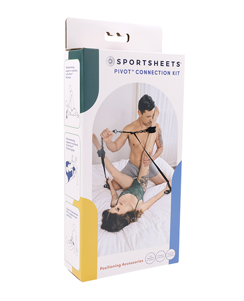Pivot Connection Kit from Sportsheets. Perfect positioning deserves perfect pairings with the Pivot Connection Kit! Two included adjustable tethers and cuffs help provide additional play options with both restraint and added support for both Wrists and An