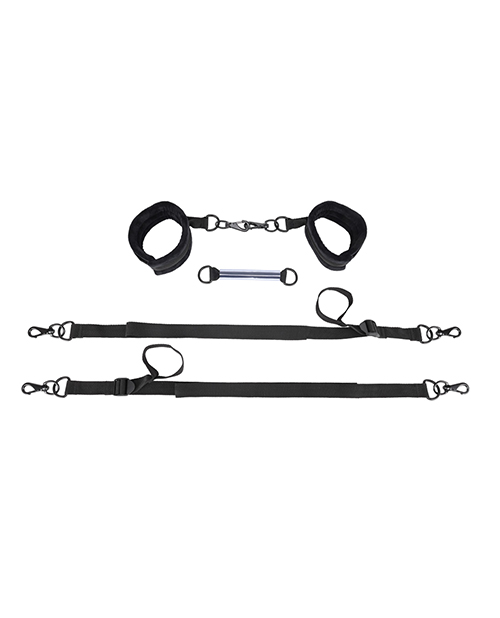 Pivot Connection Kit from Sportsheets. Perfect positioning deserves perfect pairings with the Pivot Connection Kit! Two included adjustable tethers and cuffs help provide additional play options with both restraint and added support for both Wrists and An
