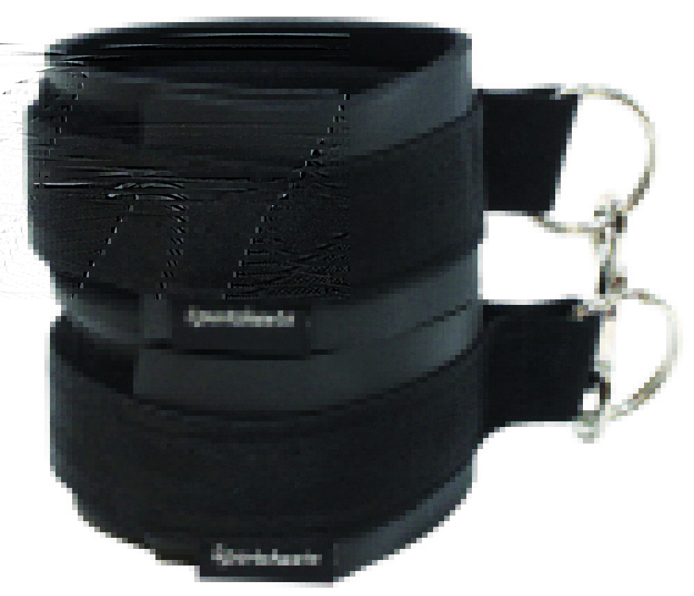 Sportsheets Sportscuffs Black classic fantasy play restraints. Bondage cuffs or collar? Angel or devilishly delicious partner? You decide! Keep your partner right where you want them. Be brave
