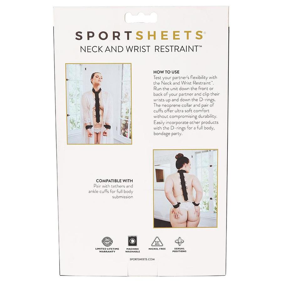 Sportsheets Neck & Wrist Restraint is a unique BDSM accessory can be worn across the chest or back