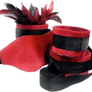 Sportsheets Sexy Slave Kit seduce your partner into obeying your every whim.  Seductive red fantasy kit contains: one soft blindfold