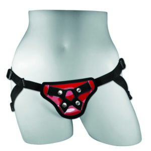 Sportsheets Entry Level Phoenix Harness Red features and benefits great style and price point for those new to pegging. Easy to get on and comfortable to wear. Can change dildos and rings if desired. Includes: 4 way adjustable straps fits up to 60 inches