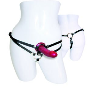 Sportsheets Menage A Trois Double Penetrating Harness. Fulfill a long overdue fantasy! Unique