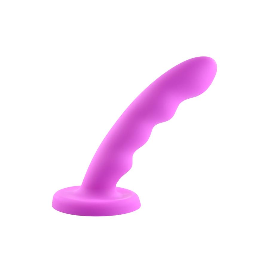 Nautia 8 inches Silcone Dildo Purple from Sportsheets. The Nautia 8 inches