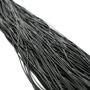 Large 22 inches Rubber Whip Black from Sportsheets.Each caress will elicit a gasp