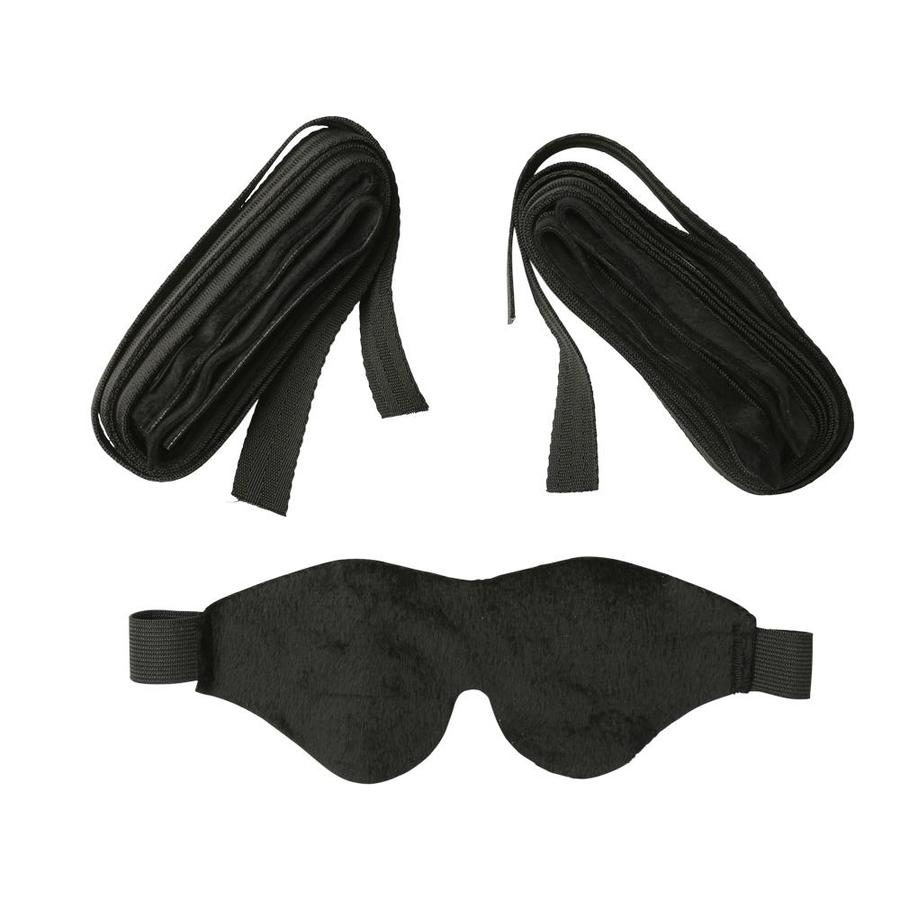 Sex and Mischief Our First Bondage Kit Fantasy role play! Our First Bondage Kit is the ideal way to start out with bondage. This wonderful kit includes a blindfold