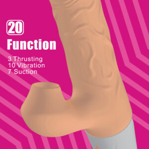Dido  Realistic Thrusting Pulsating Dildo from Sweet Dreams. Features of the Realistic Dildo. 3 speed thrusting function
