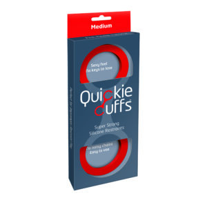 QUICKIE CUFFS RED MEDIUM