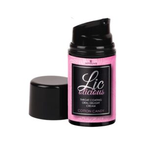 LIC O LICIOUS ORAL DELIGHT CREAM COTTON CANDY 1.7 OZ