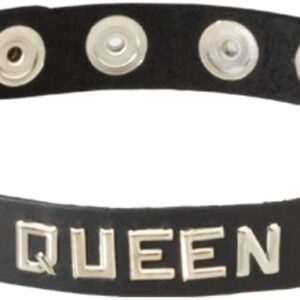 Black Leather Collar Queen from Spartacus Leathers. Serious gear for those who are serious about quality. Collar is an intimate