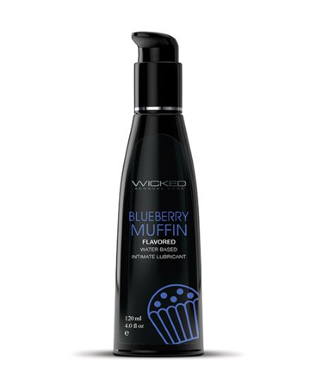 WICKED AQUA BLUEBERRY MUFFIN FLAVORED WATER BASED 4 OZ