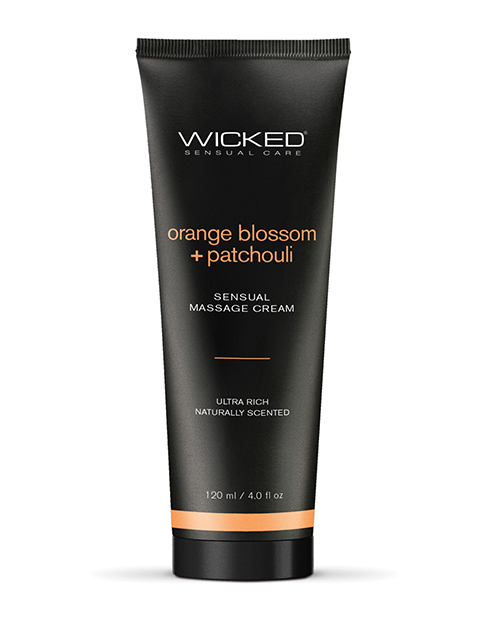 WICKED MASSAGE CREAM ORANGE BLOSSOM + PATCHOULI 4 OZ