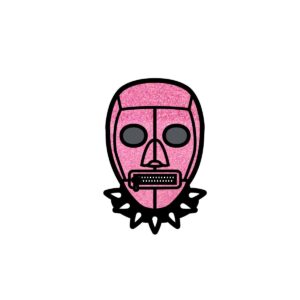 PINK BONDAGE MASK PIN (NET)