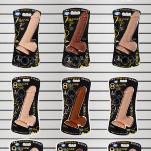 PRO SENSUAL PREMIUM SILICONE DONG PLANOGRAM 12PC 6 7 8 9IN