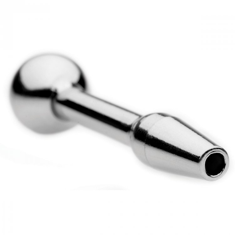 MASTER SERIES CHASM STAINLESS STEEL URETHRAL CUM-THRU INSERT - Image 3