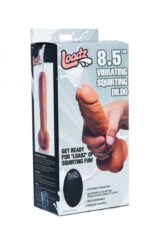 LOADZ 8.5IN VIBRATING DILDO SQUIRTING MEDIUM - Image 5