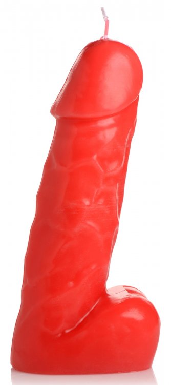 MASTER SERIES SPICY PECKER DICK DRIP CANDLE RED - Image 3