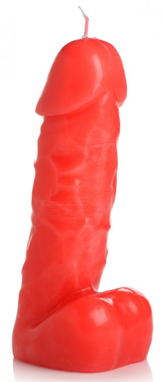 MASTER SERIES SPICY PECKER DICK DRIP CANDLE RED - Image 4