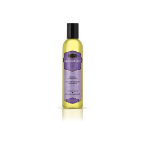 Kama Sutra Aromatic Massage Oil Harmony Blend 2 fluid ounces. Feel the difference. Now available in a convenient travel size