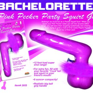 Pink Pecker Party Squirt Gun from Hott Products Unlimited. Nothing is as much fun as a pecker squirt gun! When you squirt anyone within range