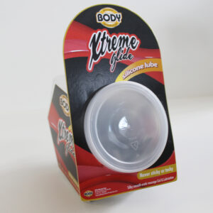 (WD) Body Action Xtreme Glide Lubricant Sample Size 144 piece Fishbowl Display is a 100% silicone based