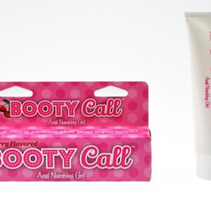 Booty Call Anal Numbing Gel from Little Genie. For a more pleasurable anal experience. 1.5 ounces. For a more pleasurable Anal sex experience! Booty Call is a cherry flavored anal numbing gel. This desensitizing gel will allow for a more pleasurable anal