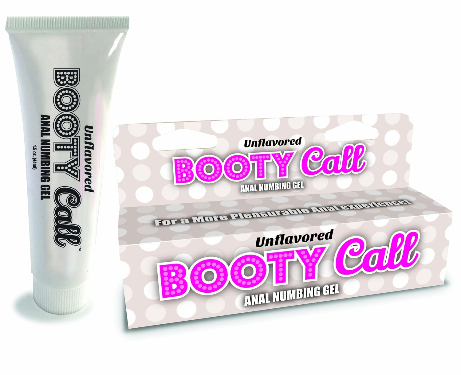 Booty Call Anal Numbing Gel Unflavored 1.5 ounces for a more pleasurable Anal experience! Booty Call unflavored anal numbing gel. This desensitizing gel will allow for a more pleasurable anal experience for both you and your lover. For your next sexual en