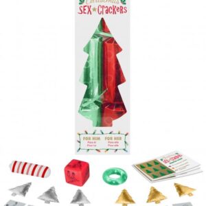 Christmas Sex! Crackers from Kheper Games. Open to reveal sexy surprises. Includes 2 SEX! Crackers. One for him and one for her. Pull on both ends to open a surprise collection of sex toys