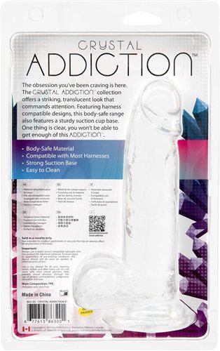 CRYSTAL ADDICTION DONG 8IN - Image 2