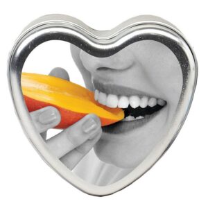 CANDLE 3-IN-1 HEART EDIBLE MANGO MARGARITA 4.7 OZ