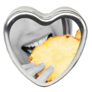 CANDLE 3-IN-1 HEART EDIBLE PINEAPPLE BREEZE 4.7 OZ