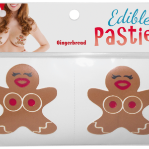 Edible Pasties Gingerbread in the shape of  gingerbread cookies from Kheper Games. Edible body pasties made into fun shapes for the Holidays. Enjoy them as mouth watering nipple treats. Categories: Health and Beauty Aids