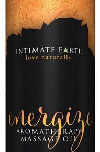 (D)INTIMATE EARTH ENERGIZE MASSAGE OIL 8 OZ