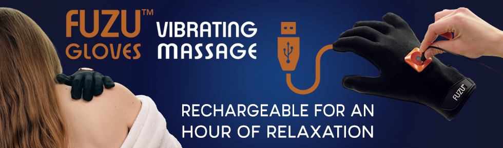 Fuzu Vibrating Massage Gloves from Doctor Love. Be honest