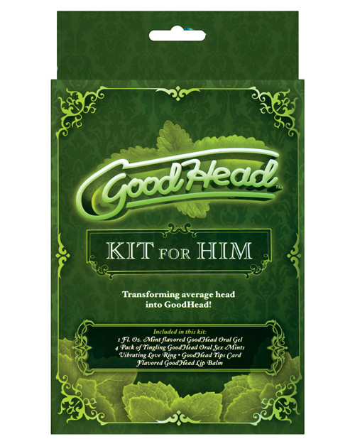 Goodhead Suck It Kit Multi-Colored from Doc Johnson Novelties.Transforming average head into Goodhead. The Goodhead Kit for Him provides all the essential oral sex tools! Flavored Goodhead lip balm will keep your lips soft and ready for that special belo